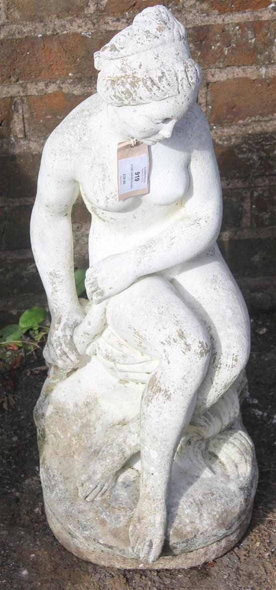 Stone garden figure(-)